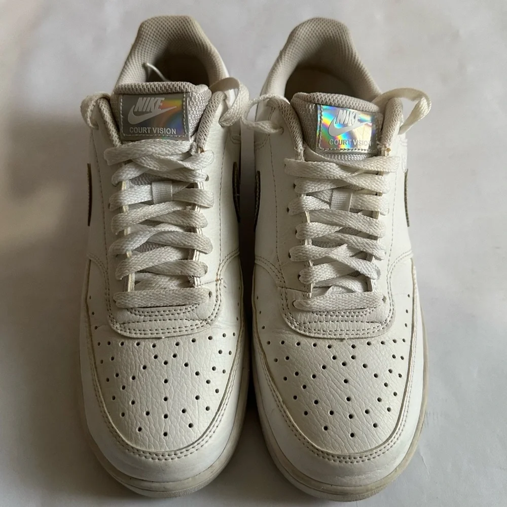 Nike Women’s Court Vision White Sneakers